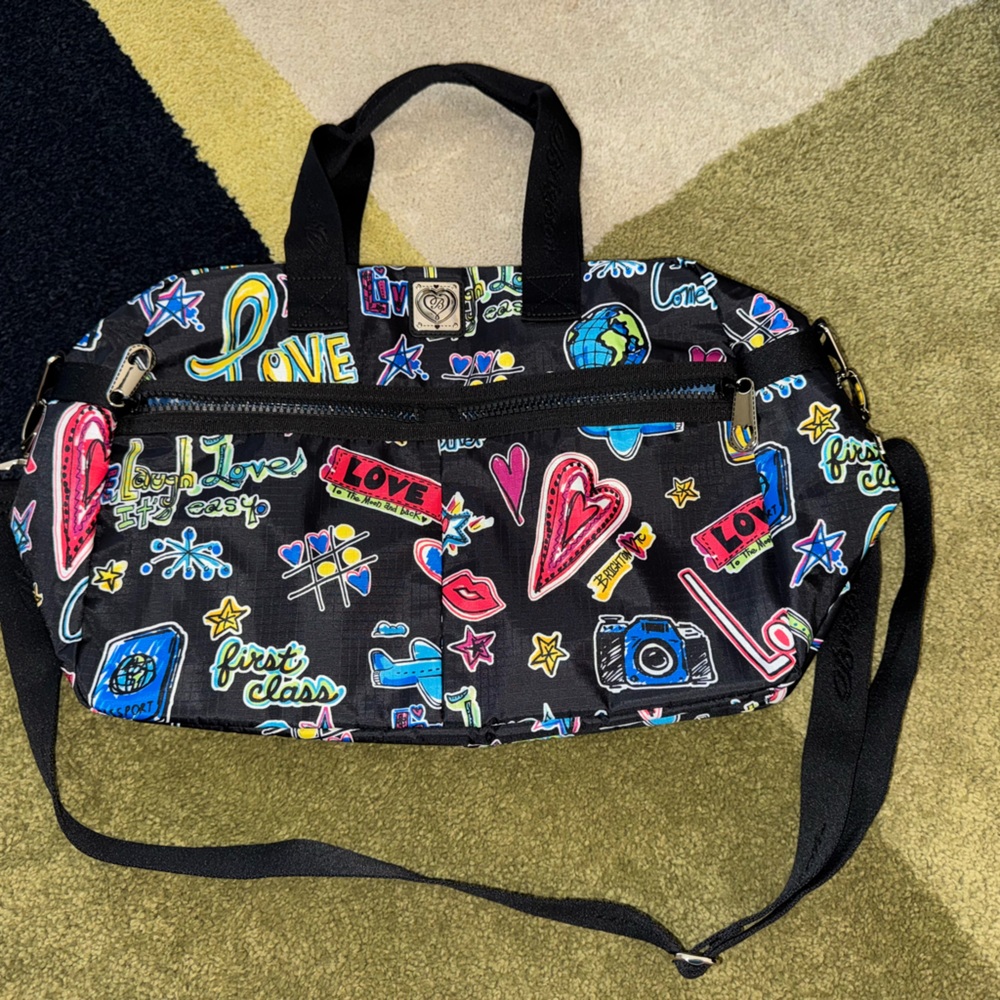 Love Scribble Jetsetter Duffel